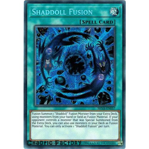 SHVA-EN057 - Shaddoll Fusion Secret Rare 1st Edition NM 
