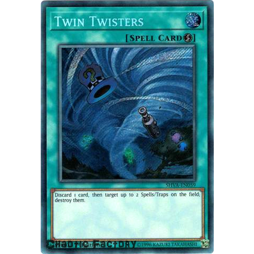 SHVA-EN059 - Twin Twisters Secret Rare 1st Edition NM 