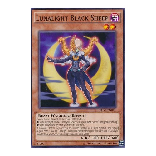 Lunalight Black Sheep - SHVI-EN011 - Common Unlimited Edition NM