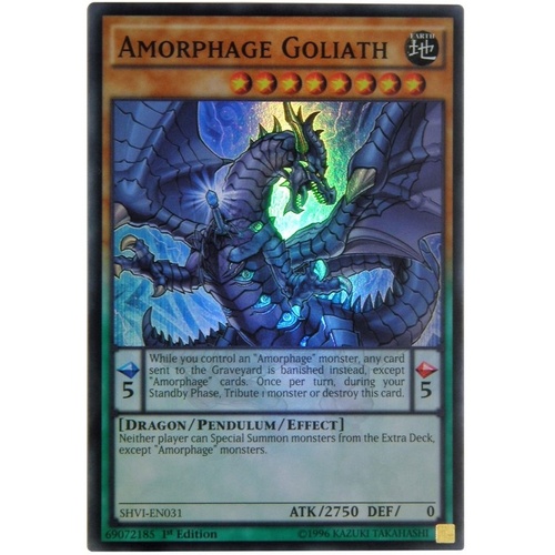Amorphage Goliath - SHVI-EN031 - Super Rare 1st Edition NM