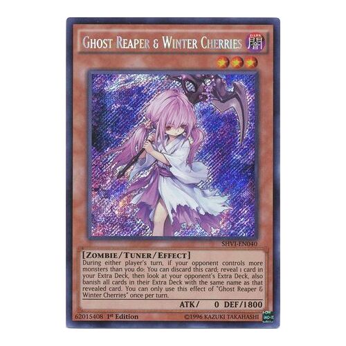 Ghost Reaper & Winter Cherries - SHVI-EN040 - Secret Rare 1st Edition NM
