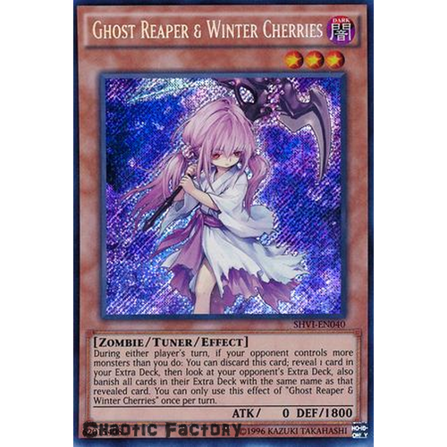 Ghost Reaper & Winter Cherries - SHVI-EN040 - Secret Rare Unlimited Edition NM