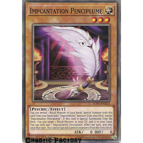 SOFU-EN023 Impcantation Penciplume Common 1st Edition NM