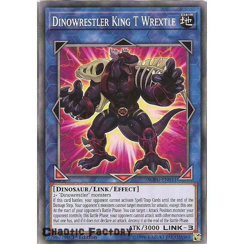 SOFU-EN041 Dinowrestler King T Wrextle Common 1st Edition NM
