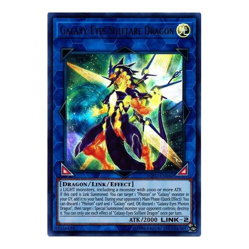 SOFU-EN042 Galaxy-Eyes Solflare Dragon Ultra Rare Unlimited Edition NM