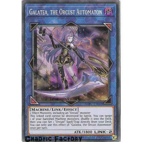 SOFU-EN043 Galatea, the Orcust Automaton Super Rare 1st Edition NM