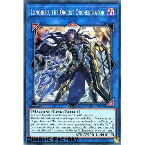SOFU-EN044 Longirsu, the Orcust Orchestrator Super Rare 1st Edition NM
