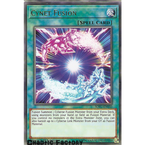 SOFU-EN050 Cynet Fusion Rare 1st Edition NM