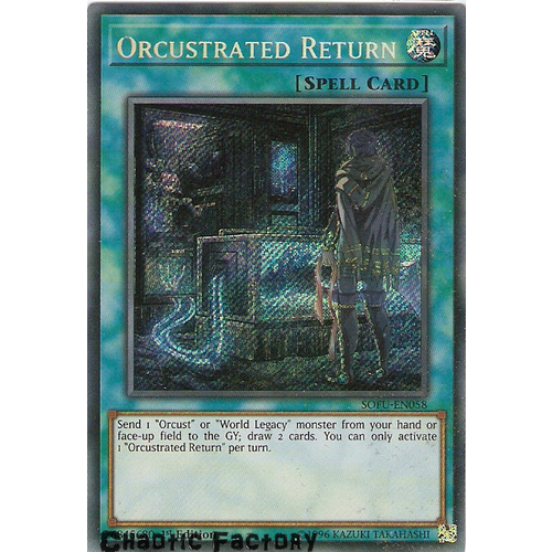 SOFU-EN058 Orcustrated Return Secret Rare 1st Edition NM