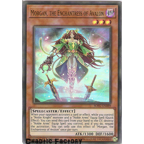 SOFU-EN089 Morgan, the Enchantress of Avalon Ultra Rare 1st Edition NM