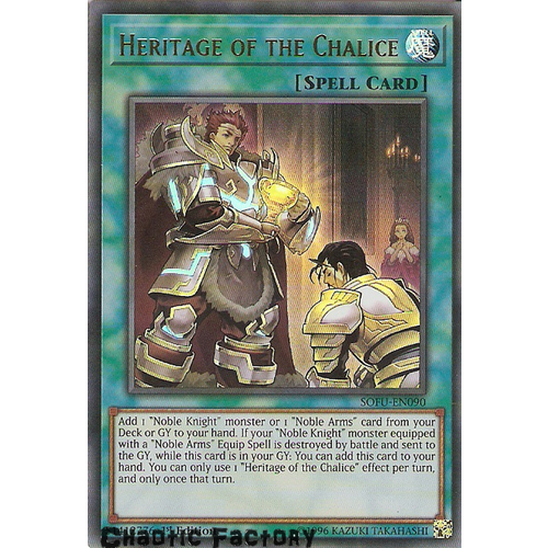 SOFU-EN090 Heritage of the Chalice Ultra Rare 1st Edition NM