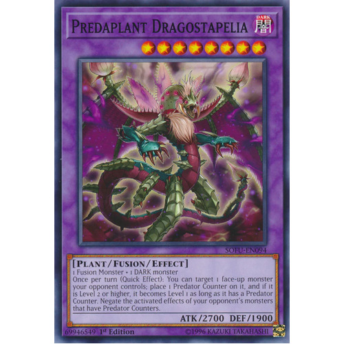 SOFU-EN094 Predaplant Dragostapelia Common 1st Edition NM