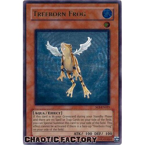 ULTIMATE RARE SOI-EN025 Treeborn Frog Unlimited Edition LP