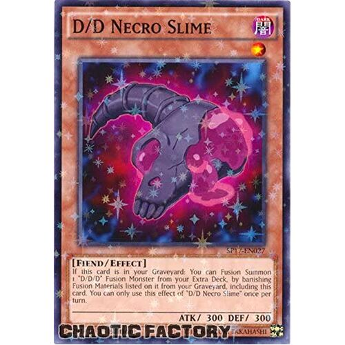 SP17-EN027 D/D Necro Slime Star Foil 1st Edition NM