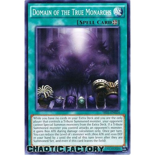 SR01-EN024 Domain of the True Monarchs Common 1st Edition NM