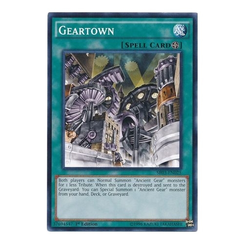 Yugioh Geartown - SR03-EN025 - Common 1st Edition NM