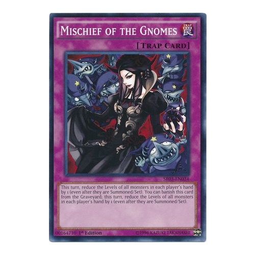 SR03-EN034 - Mischief of the Gnomes - Common 1st Edition NM