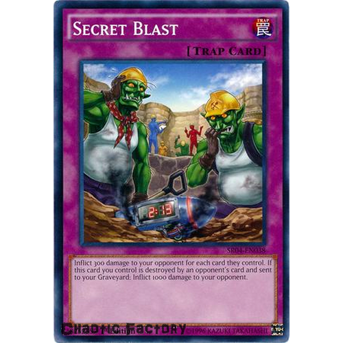 Secret Blast - SR04-EN038 - Common 1st Edition NM