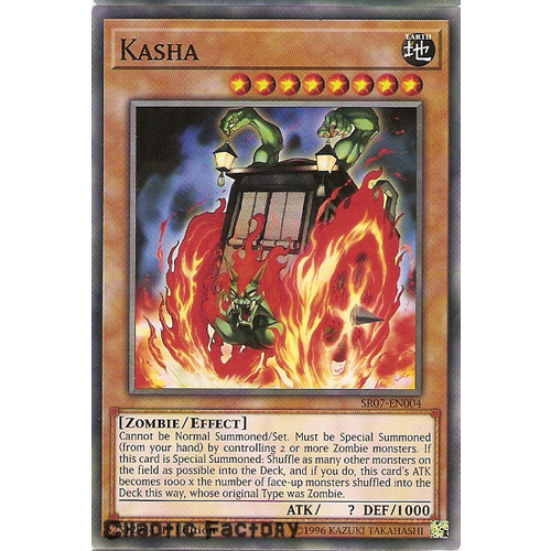 Yugioh SR07-EN004 Kasha Common 1st Edition NM