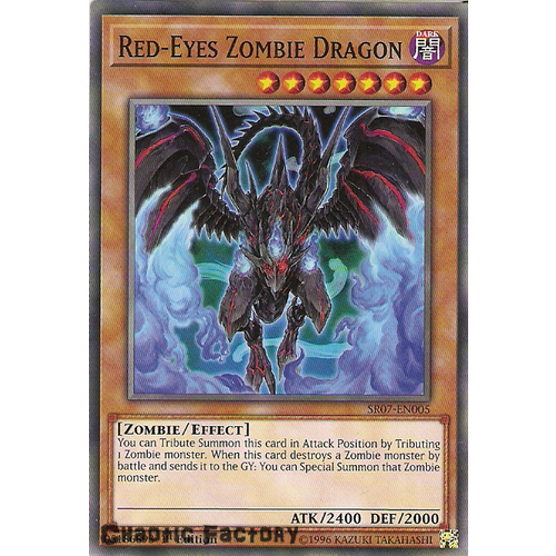 SR07-EN005 Red-Eyes Zombie Dragon Common 1st Edition NM