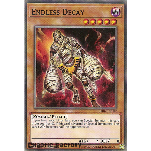 Yugioh SR07-EN007 Endless Decay Common 1st Edition NM