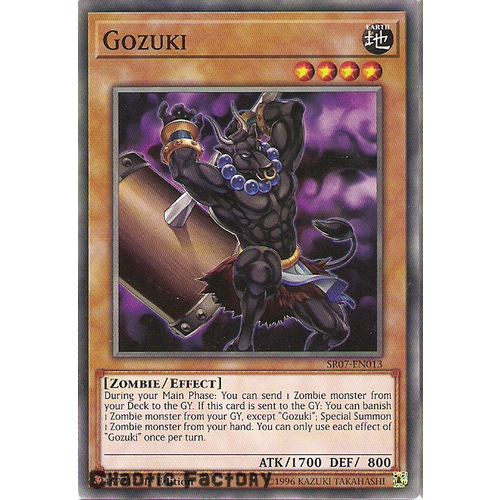 Yugioh SR07-EN013 Gozuki Common 1st Edition NM