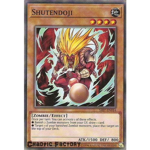 Yugioh SR07-EN014 Shutendoji Common 1st Edition NM