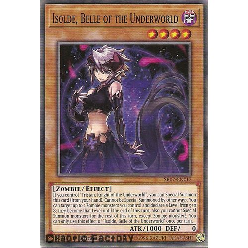 Yugioh SR07-EN017 Isolde, Belle of the Underworld Common 1st Edition NM