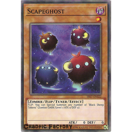 Yugioh SR07-EN022 Scapeghost Common 1st Edition NM