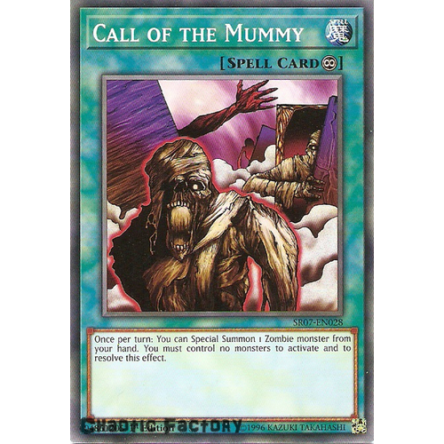 Yugioh SR07-EN028 Call of the Mummy Common 1st Edition NM
