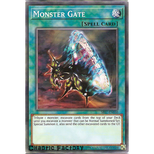 Yugioh SR07-EN030 Monster Gate Common 1st Edition NM