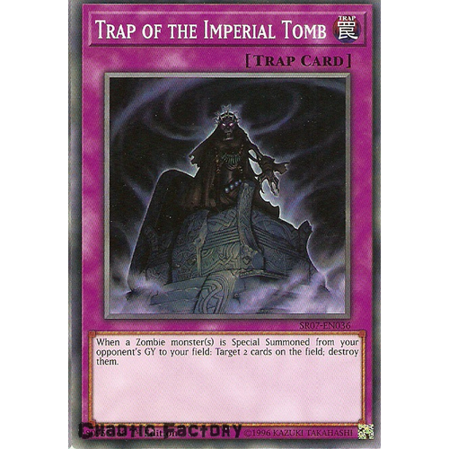 Yugioh SR07-EN036 Trap of the Imperial Tomb Common 1st Edition NM