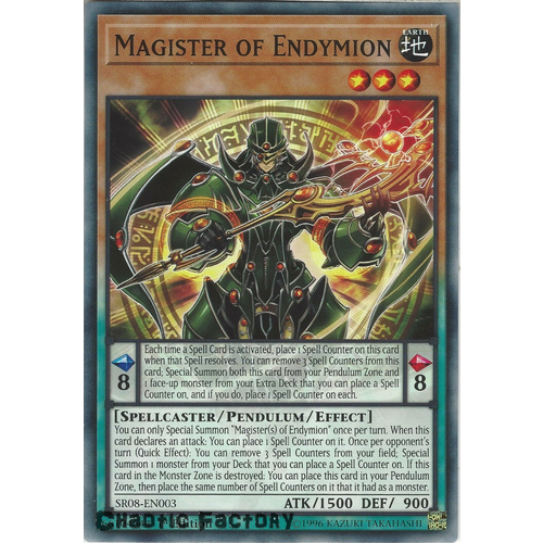 SR08-EN003 Magister of Endymion Common 1st Edition NM