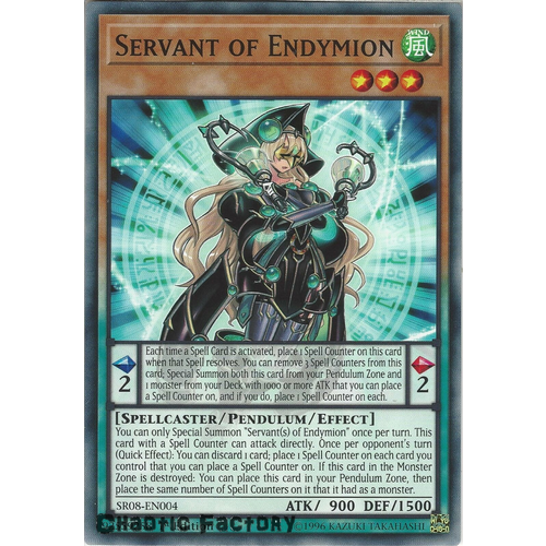 Yugioh SR08-EN004 Servant of Endymion Common 1st Edition NM