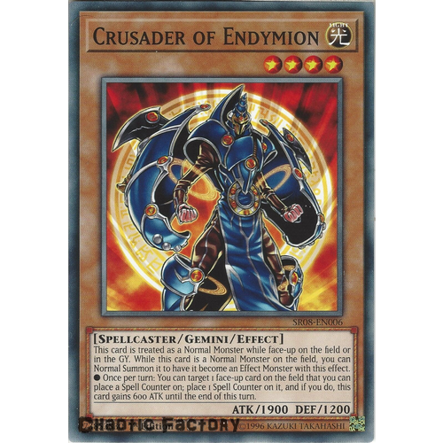 Yugioh SR08-EN006 Crusader of Endymion Common 1st Edition NM