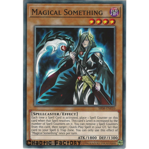 Yugioh SR08-EN010 Magical Something Common 1st Edition NM