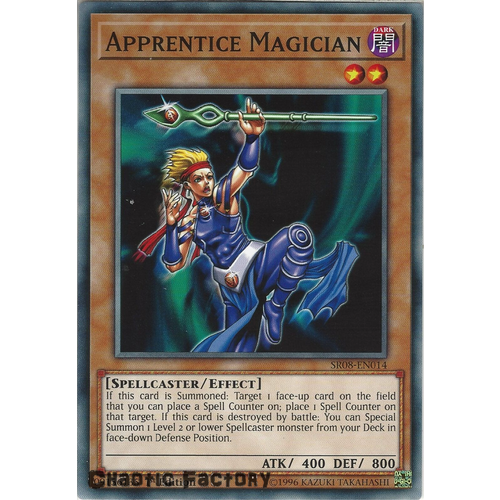 Yugioh SR08-EN014 Apprentice Magician Common 1st Edition NM
