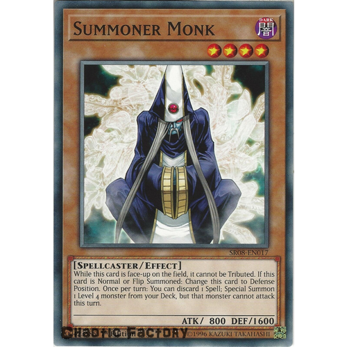 Yugioh SR08-EN017 Summoner Monk Common 1st Edition NM