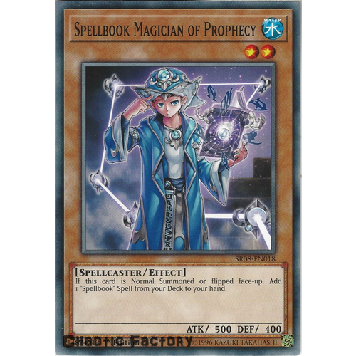 SR08-EN018 Spellbook Magician of Prophecy Common 1st Edition NM