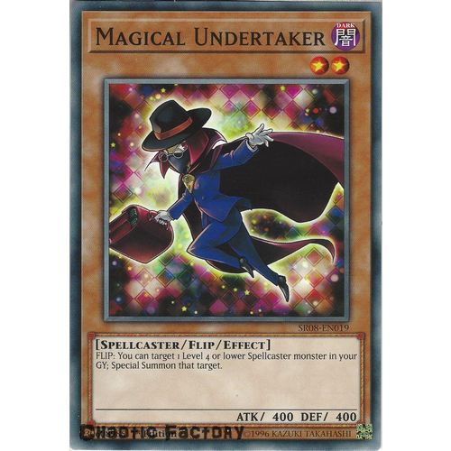 Yugioh SR08-EN019 Magical Undertaker Common 1st Edition NM