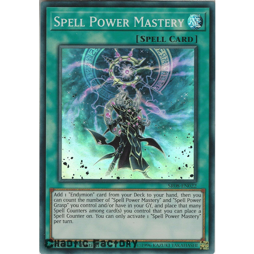 SR08-EN022 Spell Power Mastery Super Rare 1st Edition NM