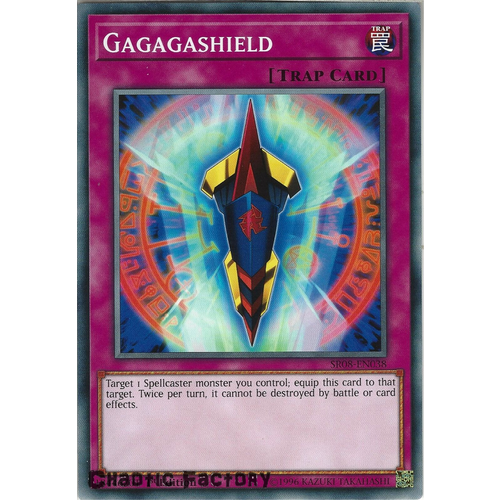 Yugioh SR08-EN038 Gagagashield Common 1st Edition NM
