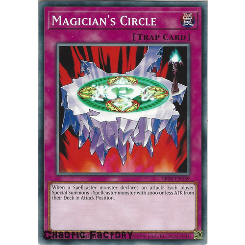 Yugioh SR08-EN039 Magician's Circle Common 1st Edition NM