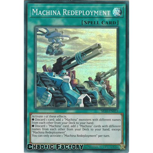 SR10-EN023 Machina Redeployment Super Rare 1st Edition NM