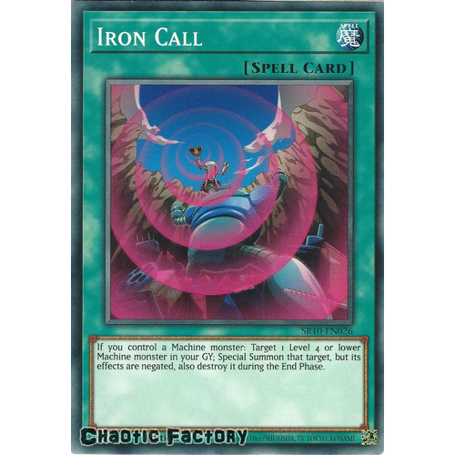 SR10-EN026 Iron Call Common 1st Edition NM