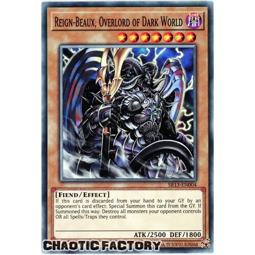 SR13-EN004 Reign-Beaux, Overlord of Dark World Common 1st Edition NM