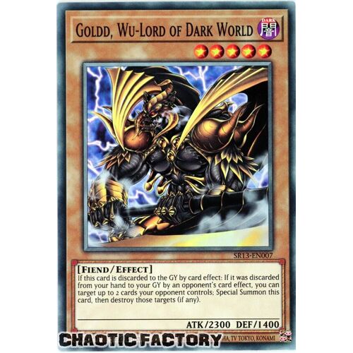 SR13-EN007 Goldd, Wu-Lord of Dark World Common 1st Edition NM