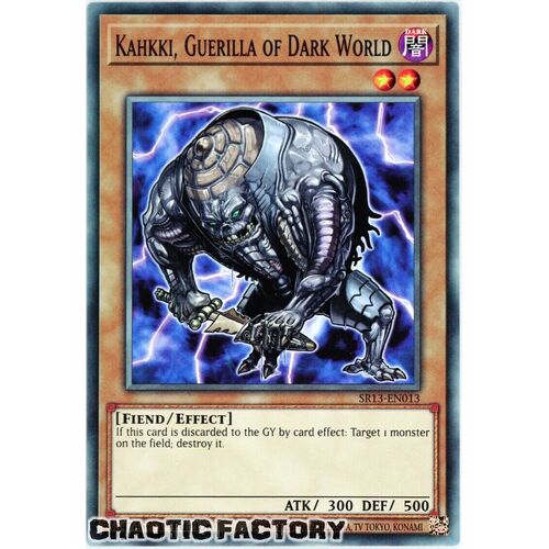 SR13-EN013 Kahkki, Guerilla of Dark World Common 1st Edition NM