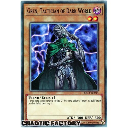 SR13-EN014 Gren, Tactician of Dark World Common 1st Edition NM