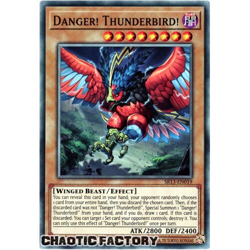 SR13-EN019 Danger! Thunderbird! Common 1st Edition NM